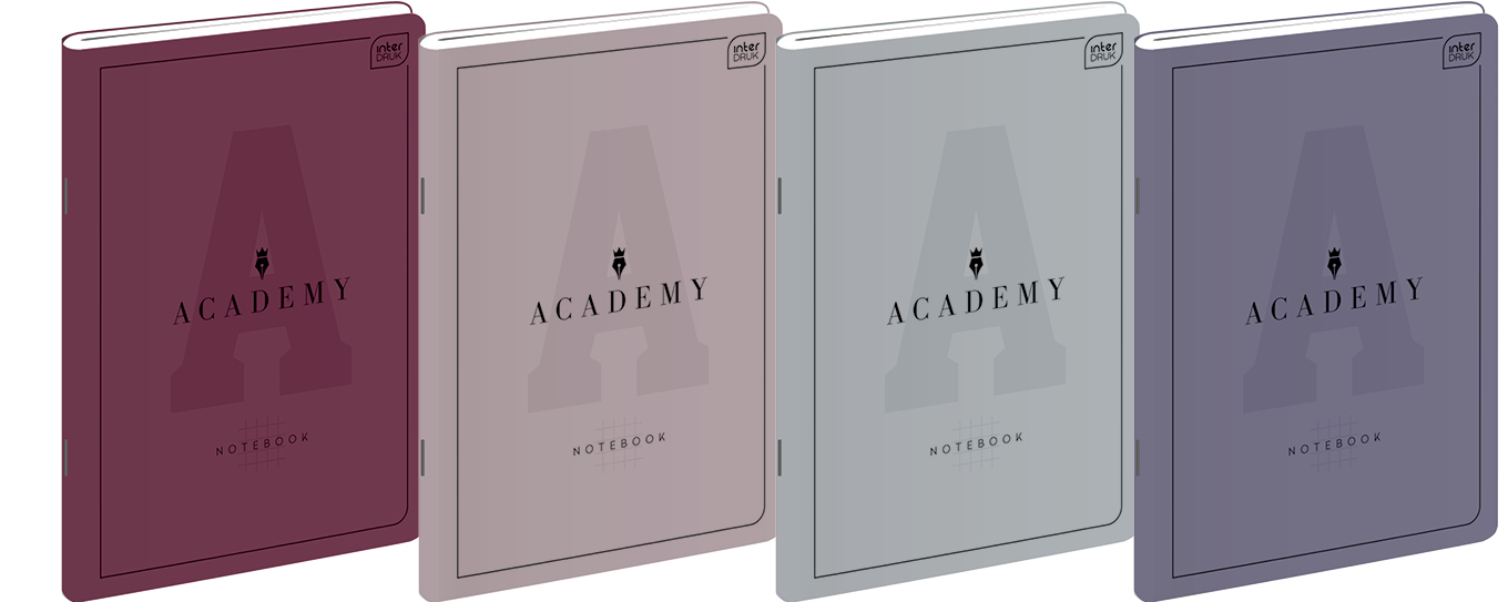 Zeszyt w kratkę A5, Academy, 60 kartek, Interdruk